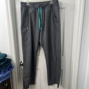FIGS Graphite Kade- Cargo Scrub Pants, size L